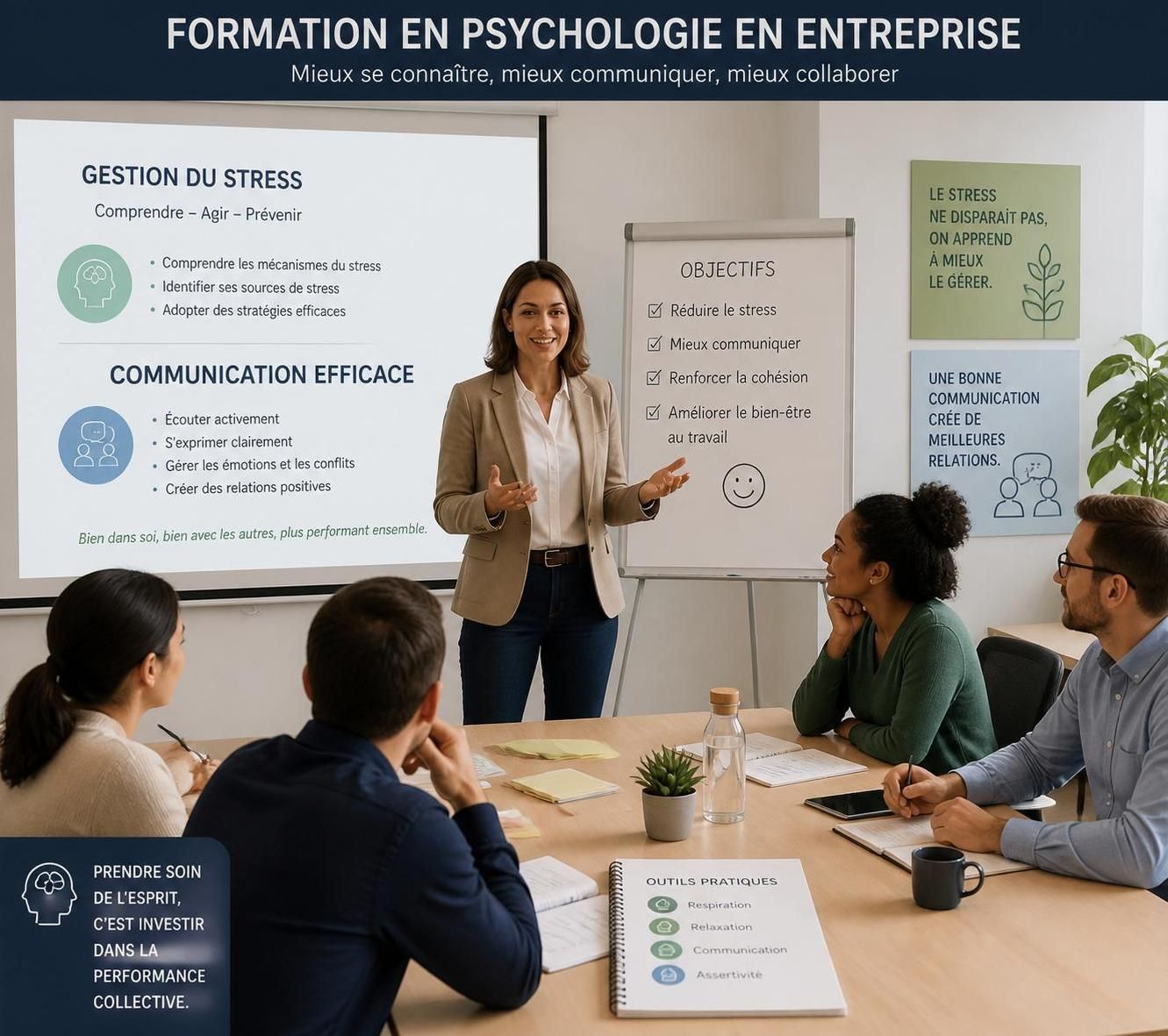 découvrez comment une formation en psychologie peut booster votre carrière en entreprise grâce à des compétences concrètes en communication, gestion du stress et leadership.