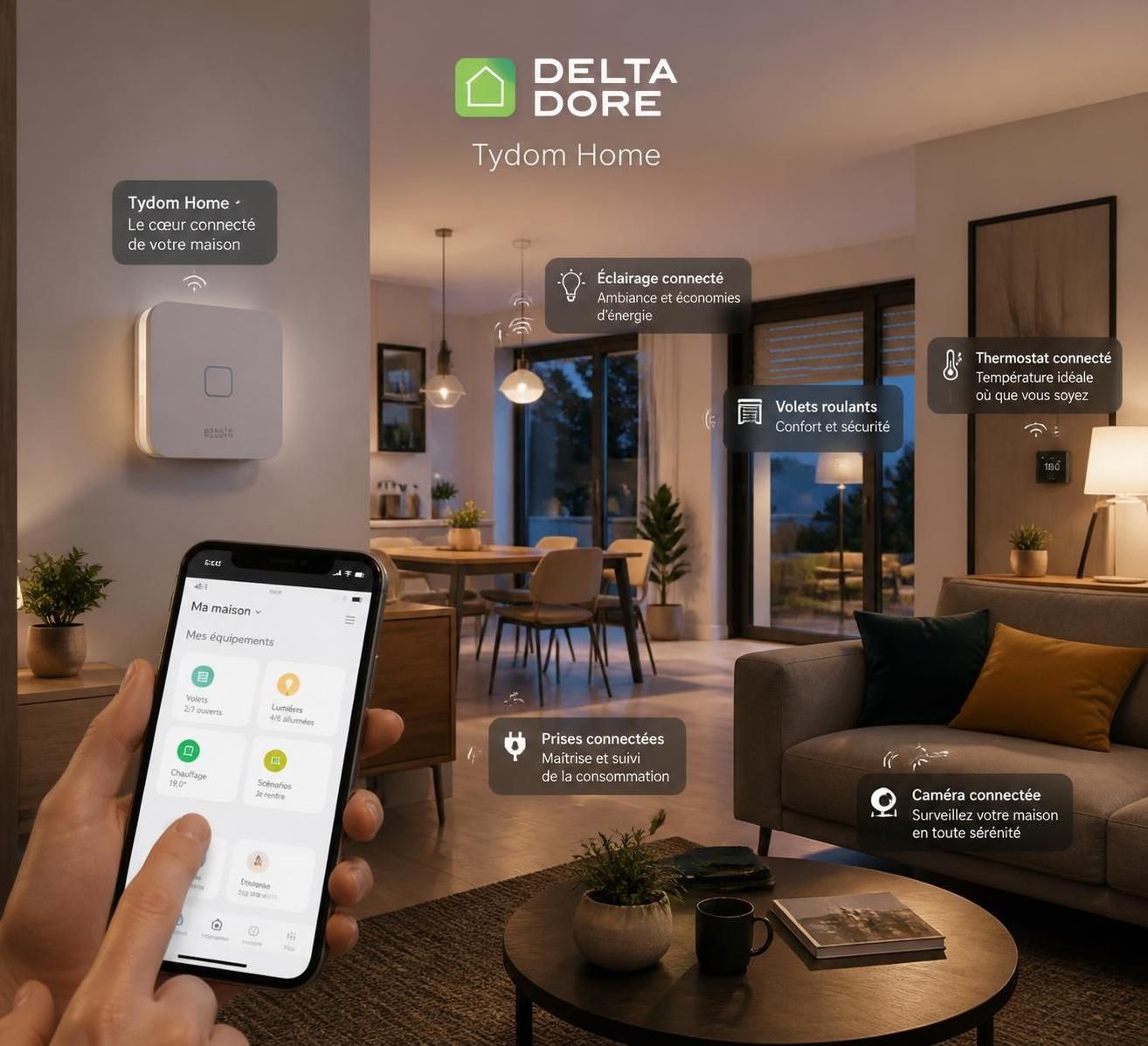 découvrez les innovations de delta dore pour la maison connectée et la domotique, alliant confort, sécurité et économies d'énergie grâce à des solutions intelligentes et faciles à utiliser.