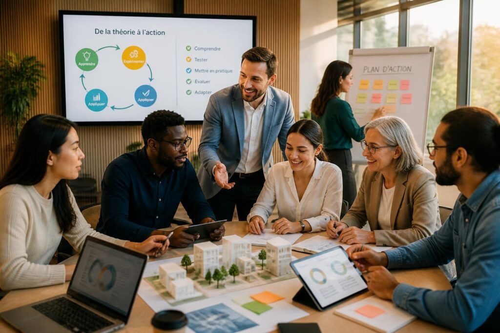 découvrez comment l'actionable learning révolutionne la formation en entreprise en rendant l'apprentissage directement applicable et efficace pour améliorer les compétences et la performance des collaborateurs.
