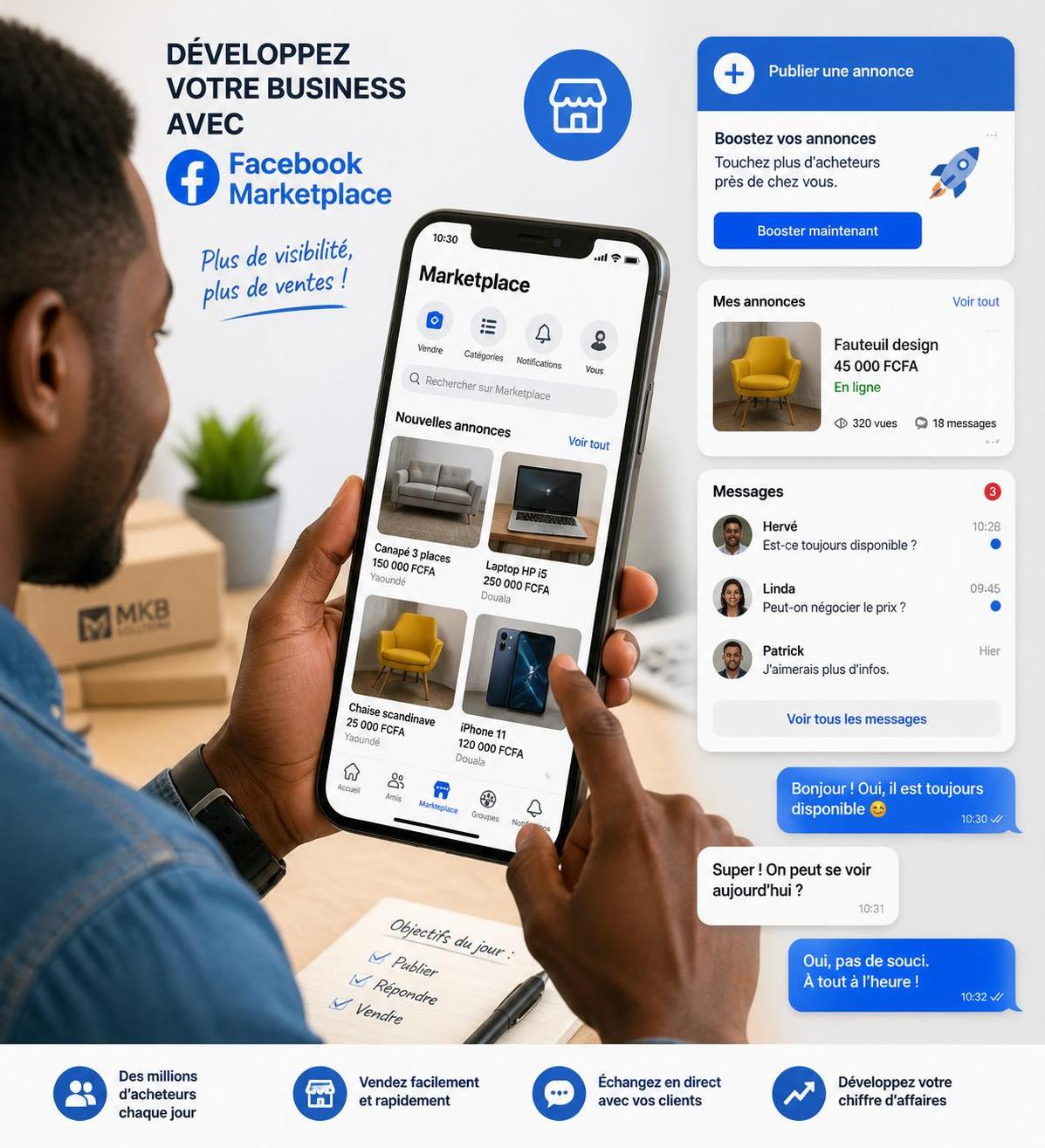 découvrez comment facebook marketplace peut devenir un levier efficace pour les entrepreneurs souhaitant accroître leur visibilité et développer leur activité en ligne.