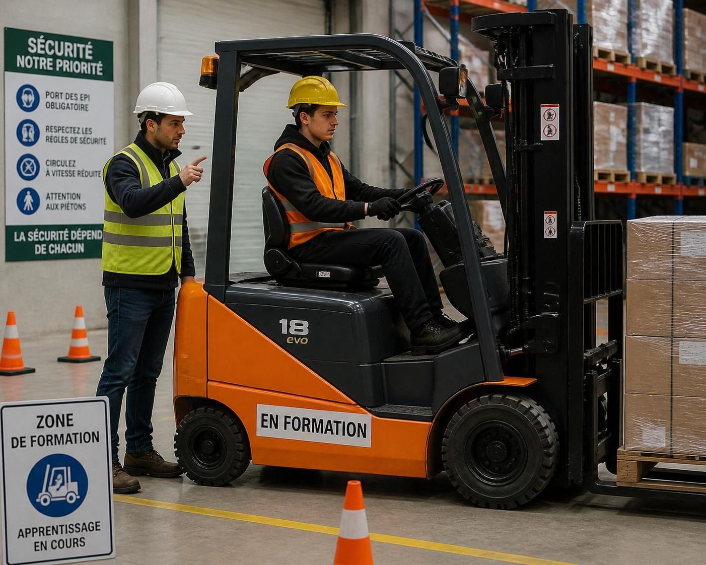 découvrez les compétences essentielles pour obtenir le caces c1 et conduire un chariot élévateur en toute sécurité, en respectant les normes et bonnes pratiques.