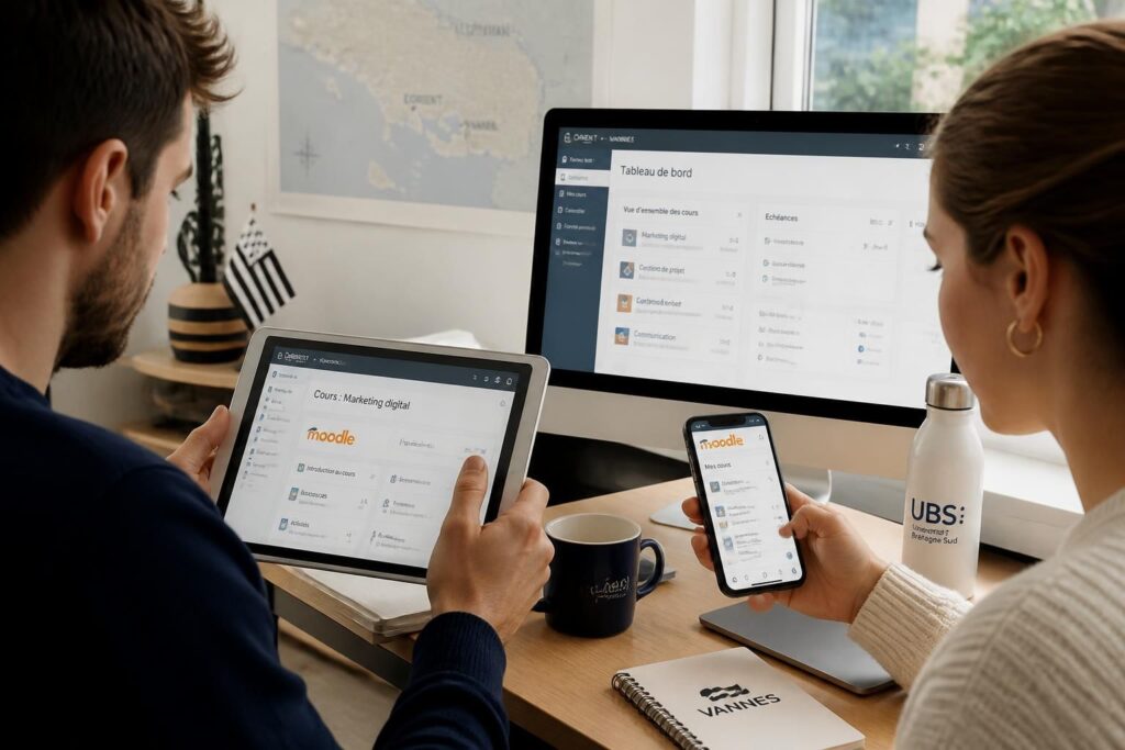 découvrez les ent ubs de lorient et vannes avec les plateformes moodle et un accès mobile simplifié pour une expérience d'apprentissage en ligne optimale.