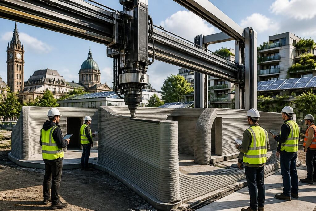 découvrez les dernières innovations en impression 3d de bâtiment et les projets phares développés à valenciennes, ville à la pointe de la construction additive.