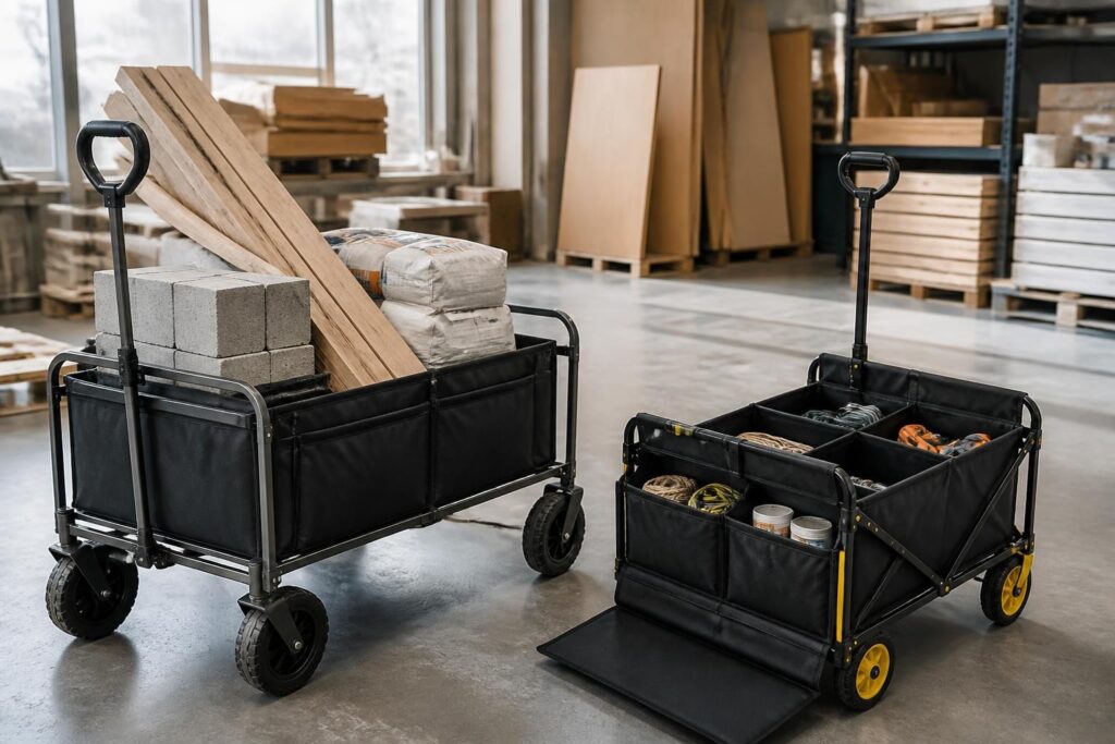 découvrez les capacités et les options de chariots à dossier rabattable disponibles chez leroy merlin et amazon pour faciliter vos déplacements et transports.