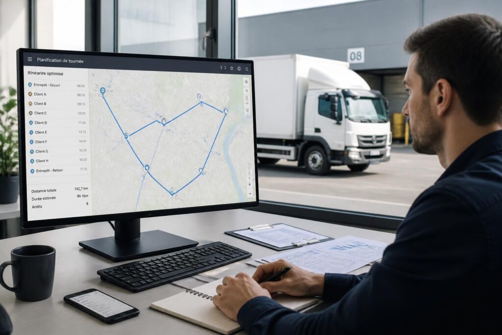 découvrez notre logiciel gratuit de plan de tournée pour optimiser l'organisation et la gestion des livraisons commerciales, facilitant la planification efficace et rapide.