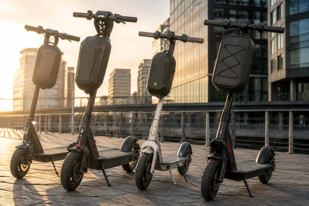 découvrez notre sélection de sacoches pour trottinette électrique, incluant les modèles des grandes marques comme decathlon, segway et bien d'autres, pour transporter vos affaires en toute simplicité et sécurité.