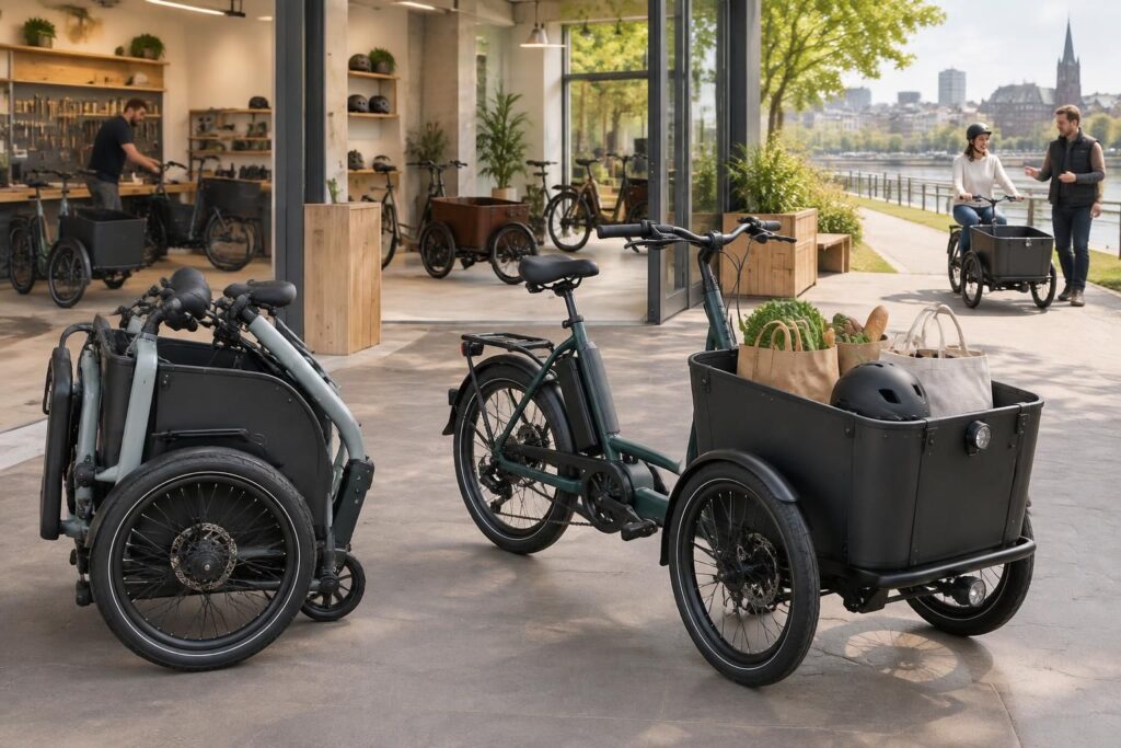 découvrez les tricycles électriques cargo pliables : comparez les modèles, trouvez des adresses pour les acheter et les essayer près de chez vous.